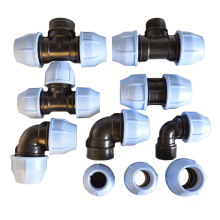 agricultural PE fittings PP Quick Connector TEE 90 degree female tee